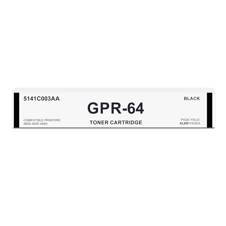 Amazon.com: GPR-64 GPR64 Black Toner Cartridge Compatible